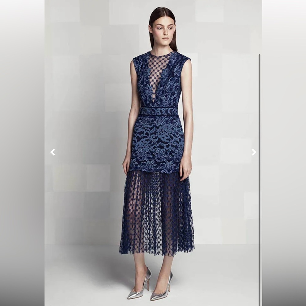 NWT Tadashi Shoji Designer Resort Midi Dress